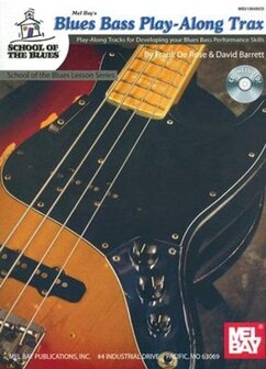 Mel Bay&#039;s Blues Bass Playalong Traz