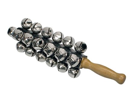 Hayman sleigh bells met houten handvat / Jingle Bells