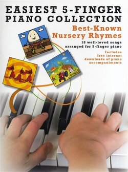 Easiest 5-finger piano collection, Best Known Nursery Rhymes