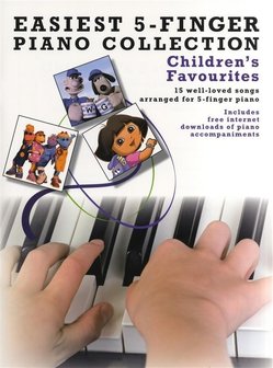 Easiest 5-finger piano collection, Children&#039;s Favourites