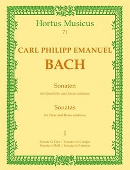 Hortus Musicus 71 CP Emanuel, Bach