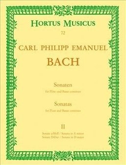 Hortus Musicus 72 CP Emanuel, Bach