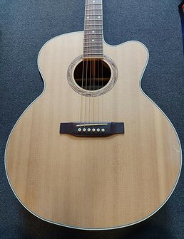 Indie "The Pure" JCE Paradise Bird Jumbo westerngitaar
