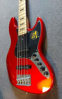 Sire Marcus Miller V7+ Vintage alder 5-string bass guitar bright metallic red