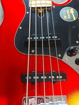 Sire Marcus Miller V7+ Vintage alder 5-string bass guitar bright metallic red