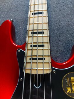 Sire Marcus Miller V7+ Vintage alder 5-string bass guitar bright metallic red