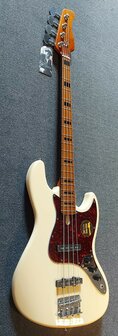 Sire Basses V5 Series Marcus Miller basgitaar, Vintage White
