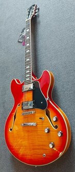 Sire H7 Series Larry Carlton electric archtop, Cherry Sunburst