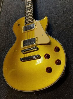 Sire L7 Series Larry Carlton electric LP-style Goldtop