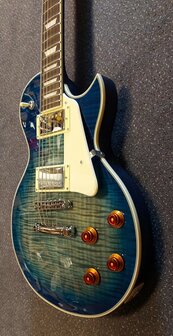 Sire L7 Series Larry Carlton electric LP-style Transparant Blauw