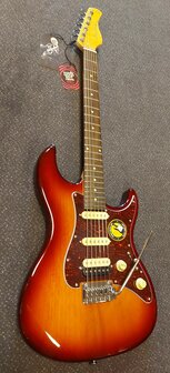 Sire Guitars S3 HSS Series Larry Carlton electric guitar S-style tobacco sunburst