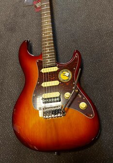 Sire Guitars S3 HSS Series Larry Carlton electric guitar S-style tobacco sunburst