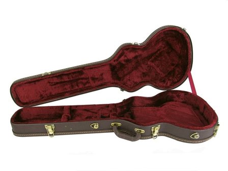 Cortez deluxe gitaarkoffer voor Les Paul model, met draagriem