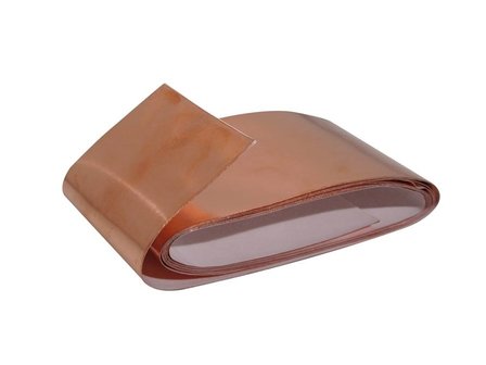 Copper shielding tape, 2 inch (ca 5 cm) breed, 4 feet (ca 120 cm) lang koper