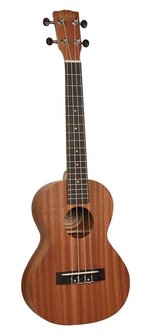 Korala UKT-210 Tenor Ukulele met gitaarmechanieken en rosewood toets, sapele