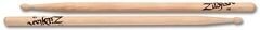 Zildjian Hickory Wood tip-serie 5B, natuurkleur