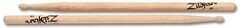 Zildjian Hickory Wood tip-serie 5B, natuurkleur