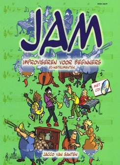 Jam, improviseren voor beginners, Eb-instrumenten, met cd