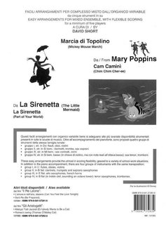 Walt Disney Partitura e Parti, oa Mickey Mouse March (B-Stock)