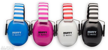 Muffy gehoorbescherming voor kinderen, blauw of roze