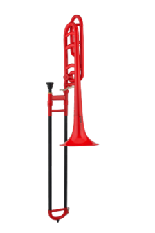 Coolwind CTB200 Rode Tenortrombone in Bb/F, kwartventiel met softbag, 200RD