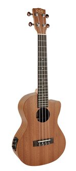 Korala UKT-250CE Tenor Performer Series Ukulele met gitaarmechanieken en rosewood...