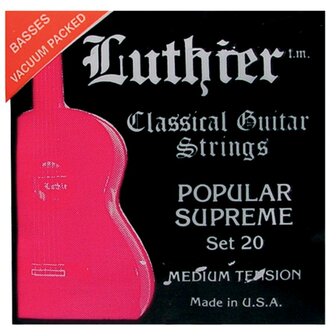 Luthier flamenco snarenset Popular Supreme, medium tension