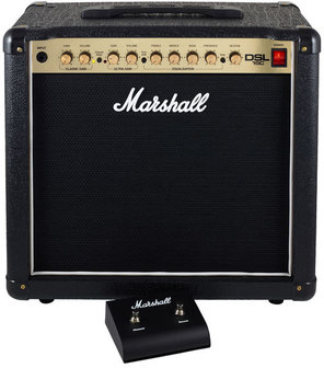 Marshall DSL 15C combo, nu met footswitch