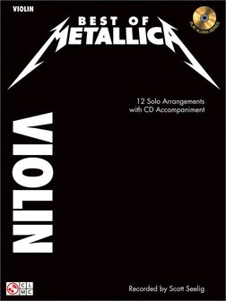 Best of Metallica voor viool, 12 solo arrangements + cd