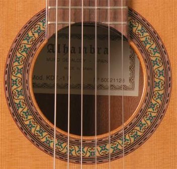 Alhambra 1C-K klassieke gitaar naturel, kindermaat 3/4