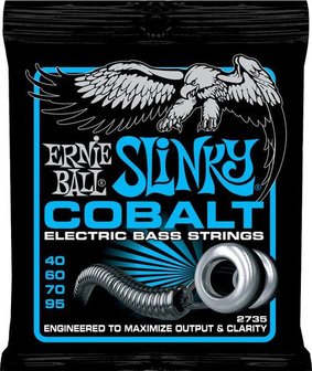 Ernie Ball 2735 Bas snarenset Slinky Cobalt 40-60-70-95
