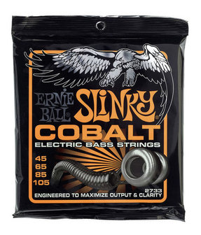 Ernie Ball 2733 Bas snarenset Slinky Cobalt 45-65-85-105