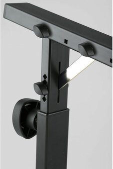 K&amp;M 18810 + 18813 Keyboardstandaard met opzet voor dubbel keyboard