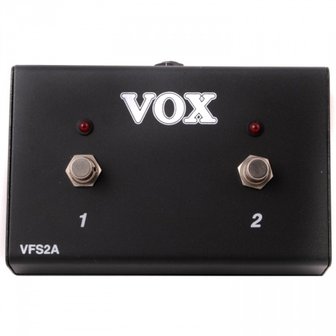 Vox VFS2A 2-knops voetschakelaar met LED