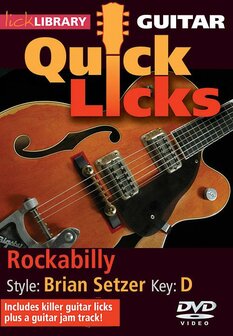 Rockabilly Quick Licks, DVD voor gitaar, Brian Setzer