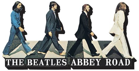 The Beatles Abbey Road - Koelkastmagneet