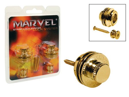 Marvel straplock, met schroeven, goud