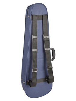 Leonardo vioolkoffer blauw met blauwe voering, 4/4