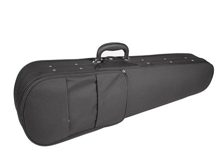 Leonardo 1/2 maat vioolkoffer blauw met zwarte voering
