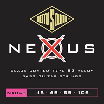 Rotosound Nexus zwart gecoate snarenset basgitaar, 045-105