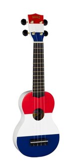 Sopraan Ukelele met tas, nederlandse vlag