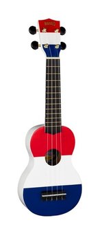 Sopraan Ukelele met tas, nederlandse vlag