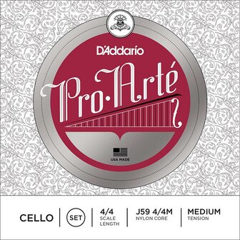 D&#039;Addario Pro Arte Bowed Cello string set in 1/2 of 4/4