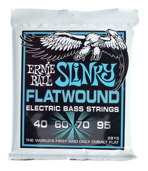 Ernie Ball 2815 Flatwounds Slinky Hybrid 40-95 voor e-bass