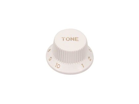 Bell knob white, bell knop wit, tone