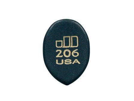 3 stuks Dunlop Jazztone 206 2.00 mm, medium scherpe punt
