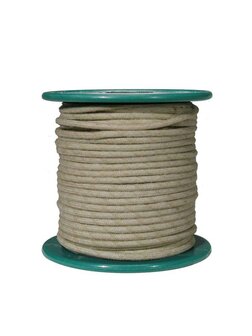 Beklede gitaar bedrading, cloth covered wire, wit