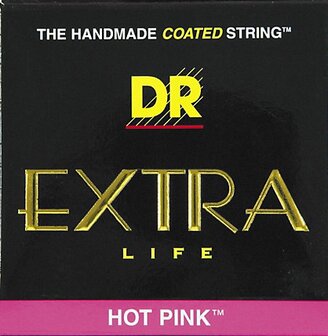 DR Strings PKE-11 Extra Life Hot Pink 11-50 snarenset 