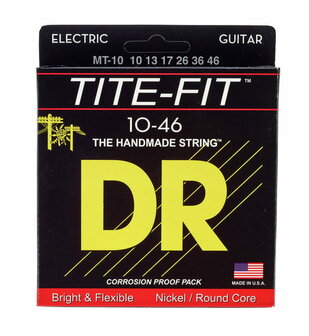 DR snaren tite-fit MT10 010-046 voor e-gitaar