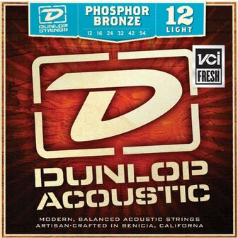 Dunlop DAP1254 012 snarenset voor akoestische western gitaar